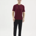 Kocabey Kkt-26153 Erkek Midi Yaka Pijama Takımı