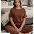 Mihra 20102 Kadın Oysho Kısa Kol Pijama Takımı