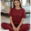 Mihra 20102 Kadın Oysho Kısa Kol Pijama Takımı