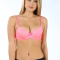 Moda Desteksiz Sütyen B Kap Pembe