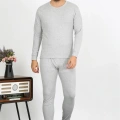 Moda Erkek Pamuk Gri İçlik Takım