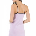 Moda İp Askılı Gecelik Lila