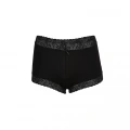 Moda Kadın Pamuklu 2li Boxer Siyah