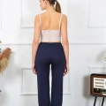 Moda Kadın Pamuklu Alt Pijama Lacivert