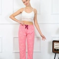 Moda Kadın Pamuklu Alt Pijama Pembe