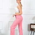 Moda Kadın Pamuklu Alt Pijama Pembe