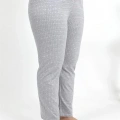 Moda Kadın Pamuklu Büyük Beden Alt Pijama Gri