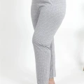 Moda Kadın Pamuklu Büyük Beden Alt Pijama Gri