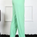 Moda Kadın Pamuklu Tek Alt Pijama Fıstık Yeşili