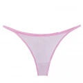Moda Kadın Pembe Transparan 2li Tanga Slip