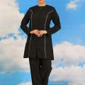 Moda Kadın Tam Tesettür Siyah Mayo