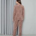 Moda Polar Kadın Pijama Takımı Sütlü Kahve