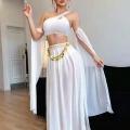 Özel Tasarım Kadın Beyaz Fantezi Harem Kostüm