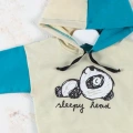 Panda Desenli Kapişonlu Erkek Bebek Takımı