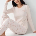 Pierre Cardin 9061-s Kadın Uzun Kol Pijama Takım