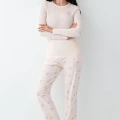 Pierre Cardin 9061-s Kadın Uzun Kol Pijama Takım