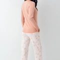 Pierre Cardin 9061-s Kadın Uzun Kol Pijama Takım