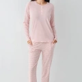 Pierre Cardin 9080-s Kadın Uzun Kol Pijama Takım