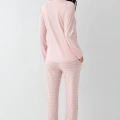 Pierre Cardin 9080-s Kadın Uzun Kol Pijama Takım