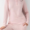 Pierre Cardin 9080-x Kadın Uzun Kol Pijama Takım