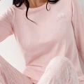 Pierre Cardin 9085-s Kadın Uzun Kol Pijama Takım