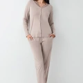 Pierre Cardin 9116-s Kadın Önü Düğmeli  Pijama Takımı