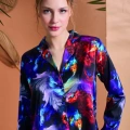 Pjs 27079 Kadın Düğmeli Pijama Takımı
