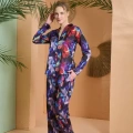 Pjs 27079 Kadın Düğmeli Pijama Takımı