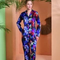 Pjs 27079 Kadın Düğmeli Pijama Takımı