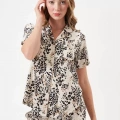 Pjs 29049 Kadın Düğmeli Pijama Takım