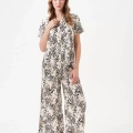 Pjs 29049 Kadın Düğmeli Pijama Takım