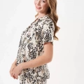 Pjs 29049 Kadın Düğmeli Pijama Takım