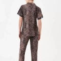Pjs 29068 Kadın Kısa Kollu Düğmeli Pijama Takım