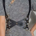 Seksi Deri Döğüs Harness - Brf1186