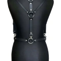 Seksi Deri Omuzdan Baglamalı Göğüs Harness - Brf916