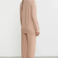Sementa 76444 Düz Renk Gömlek Model Pijama Takım