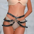 Şık Deri Seksi Harness - Brf1037