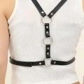 Sırtı Halka Detaylı Şık Deri Harness - Brf800