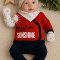 Sun Shine Desenli 5li Erkek Hastane Çıkışı