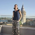 Yaprak Desenli Ve Dantelli 3lü Pijama Takımı
