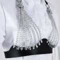 Zincirli Göğüs Seksi Harness - Brf964