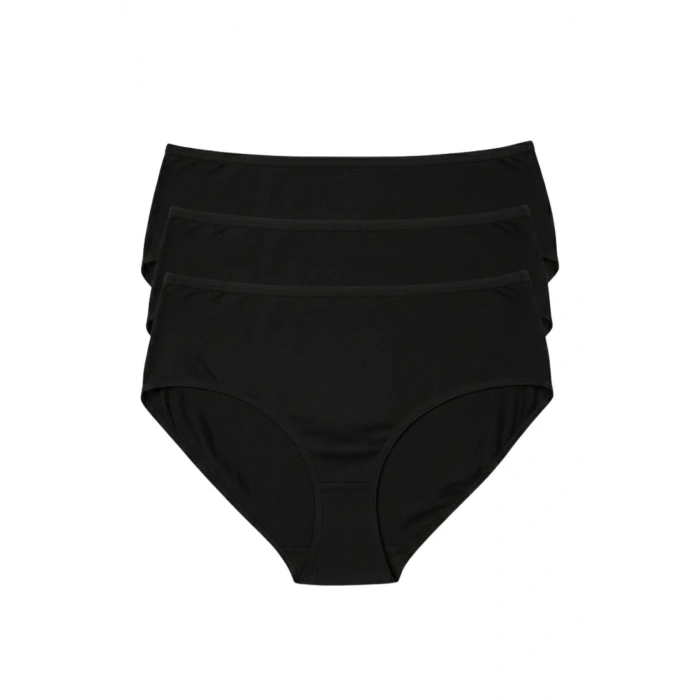 3lü Set Külot-siyah-beyaz-ten Dor2850