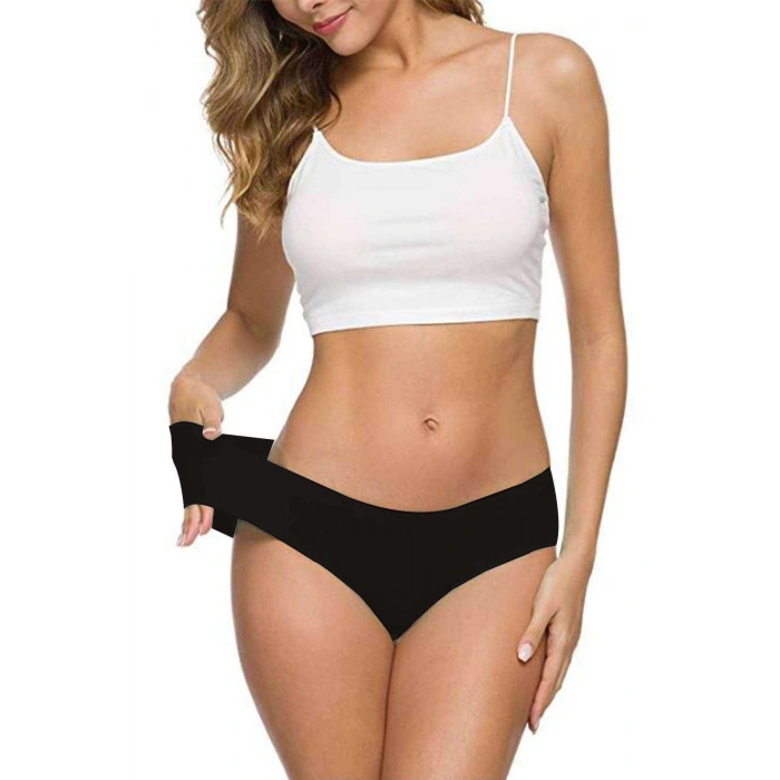 7 Adet Kadın Dikişsiz Lazer Kesim Esnek İz Yapmayan Külot S1