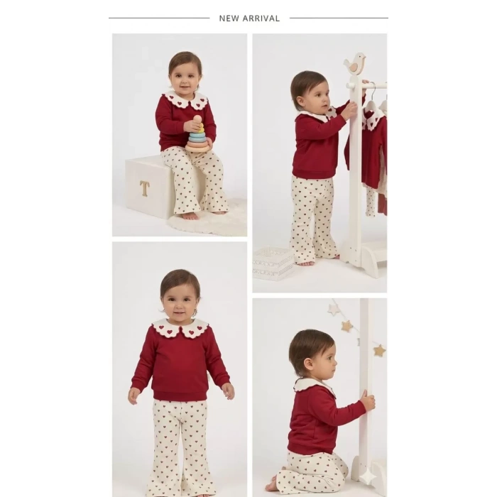 9/24 Ay Piti Kalpli Penye Bebek Takımı