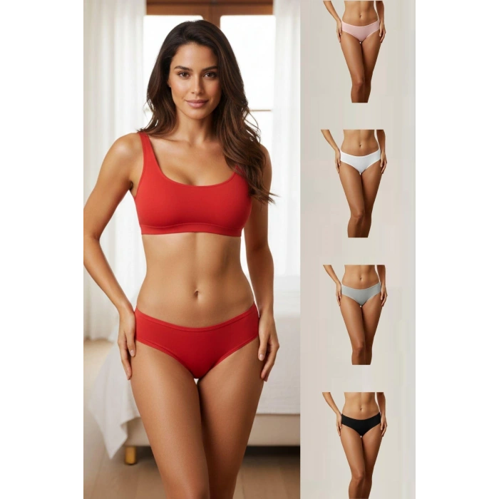 Anı Düz Brazilian 5 Li Külot Kadın Anıdüz5