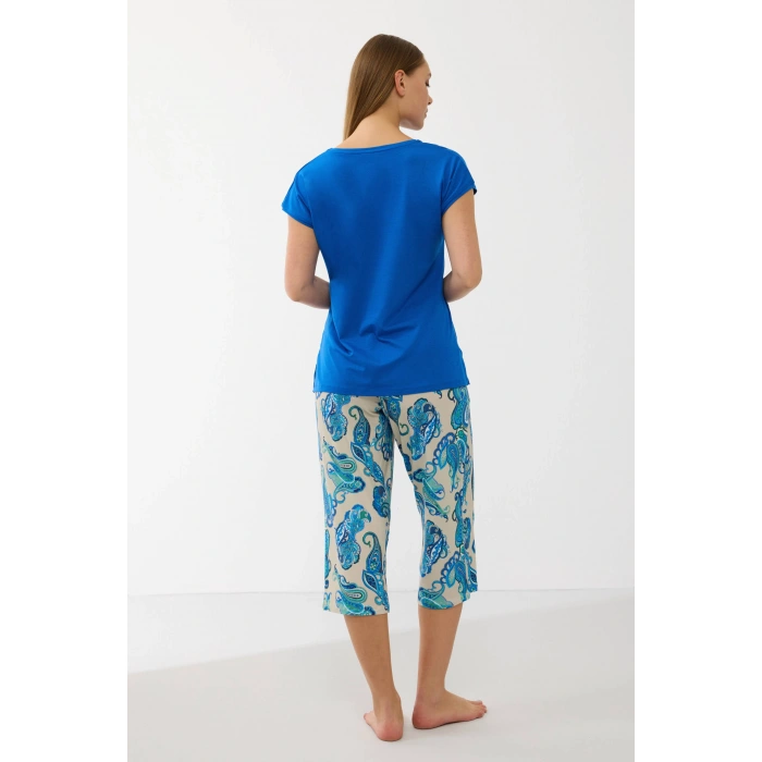 Anıl 11702  Kadın T-shirt Ve Pantalon Takım