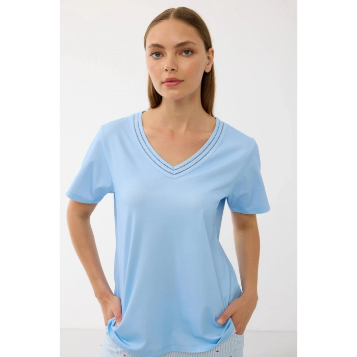 Anıl 11733  Kadın T-shirt Ve Pantalon Takım