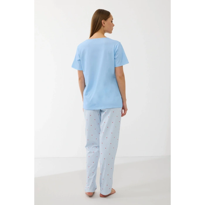 Anıl 11733  Kadın T-shirt Ve Pantalon Takım