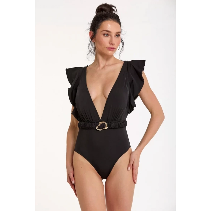 Argento 0557-3001 Kadın Derin V Yaka Mayo