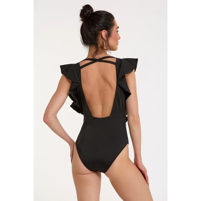 Argento 0557-3001 Kadın Derin V Yaka Mayo